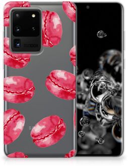 B2Ctelecom Samsung Galaxy S20 Ultra Siliconen Case Pink Macarons