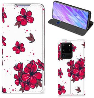 B2Ctelecom Samsung Galaxy S20 Ultra Smart Cover Blossom Rood