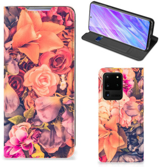 B2Ctelecom Samsung Galaxy S20 Ultra Smart Cover Bosje Bloemen