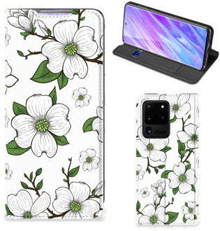 B2Ctelecom Samsung Galaxy S20 Ultra Smart Cover Dogwood Flowers