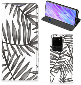 B2Ctelecom Samsung Galaxy S20 Ultra Smart Cover Leaves Grey