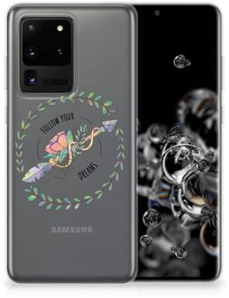 B2Ctelecom Samsung Galaxy S20 Ultra Telefoonhoesje met Naam Boho Dreams