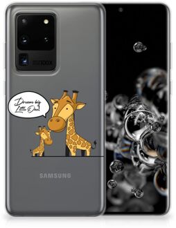 B2Ctelecom Samsung Galaxy S20 Ultra Telefoonhoesje met Naam Giraffe