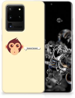 B2Ctelecom Samsung Galaxy S20 Ultra Telefoonhoesje met Naam Monkey