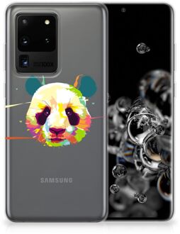 B2Ctelecom Samsung Galaxy S20 Ultra Telefoonhoesje met Naam Panda Color