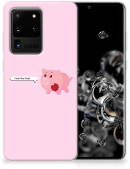 B2Ctelecom Samsung Galaxy S20 Ultra Telefoonhoesje met Naam Pig Mud