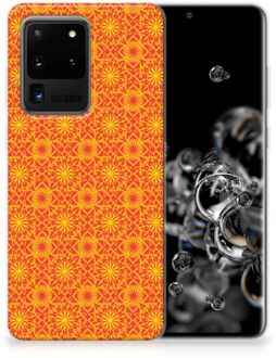 B2Ctelecom Samsung Galaxy S20 Ultra TPU bumper Batik Orange