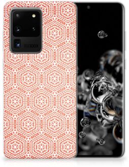 B2Ctelecom Samsung Galaxy S20 Ultra TPU bumper Pattern Orange