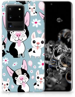 B2Ctelecom Samsung Galaxy S20 Ultra TPU Hoesje Hondjes