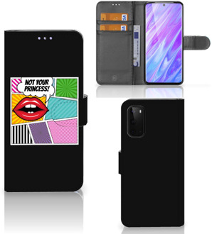 B2Ctelecom Samsung Galaxy S20 Wallet Case met Pasjes Popart Princess