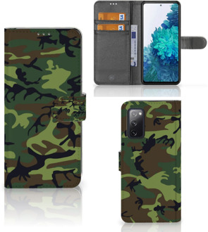 B2Ctelecom Samsung Galaxy S20FE Portemonnee hoesje Army Dark