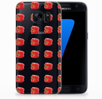 B2Ctelecom Samsung Galaxy S7 Backcase Design Paprika Red