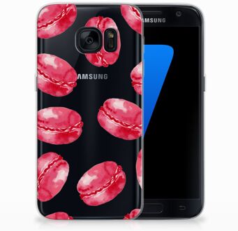 B2Ctelecom Samsung Galaxy S7 Backcase Design Pink Macarons