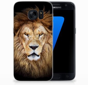 B2Ctelecom Samsung Galaxy S7 Backcover hoesje Design Leeuw