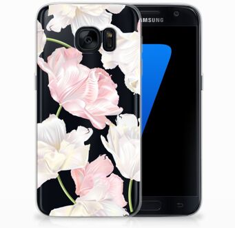 B2Ctelecom Samsung Galaxy S7 Backcover hoesje Design Lovely Flowers