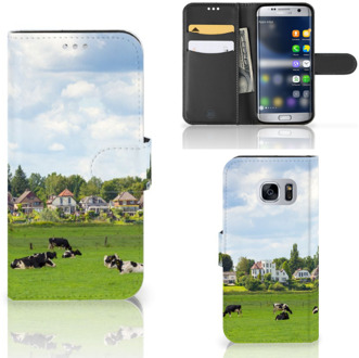 B2Ctelecom Samsung Galaxy S7 Bookcase Hoesje Koeien