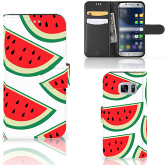 B2Ctelecom Samsung Galaxy S7 Bookcase Hoesje Watermelons