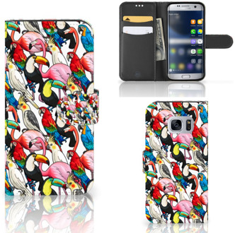 B2Ctelecom Samsung Galaxy S7 Bookcover hoesje Birds