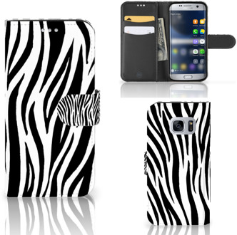 B2Ctelecom Samsung Galaxy S7 Design Hoesje Zebra