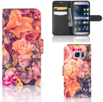 B2Ctelecom Samsung Galaxy S7 GSM Hoesje Design Bosje Bloemen