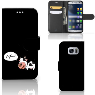 B2Ctelecom Samsung Galaxy S7 GSM Hoesje Design Cow