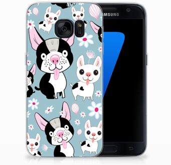 B2Ctelecom Samsung Galaxy S7 Hoesje Design Hondjes