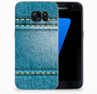 B2Ctelecom Samsung Galaxy S7 Hoesje Design Jeans