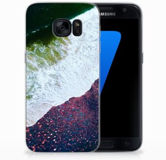 B2Ctelecom Samsung Galaxy S7 Siliconen Backcase Design Sea in Space