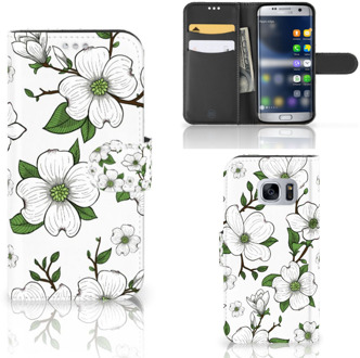 B2Ctelecom Samsung Galaxy S7 Telefoon Hoesje Design Dogwood Flowers