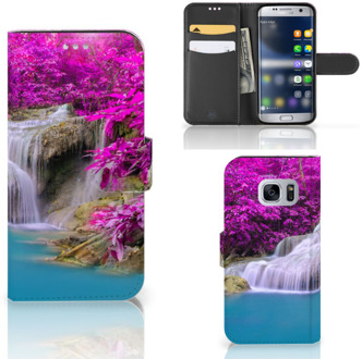 B2Ctelecom Samsung Galaxy S7 Telefoonhoesje met Pasjes Waterval