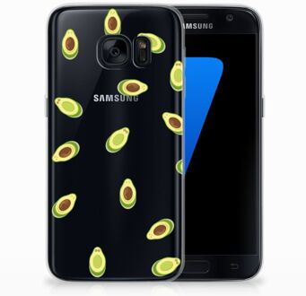 B2Ctelecom Samsung Galaxy S7 TPU Siliconen Hoesje Avocado