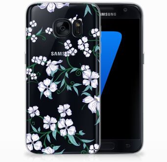 B2Ctelecom Samsung Galaxy S7 TPU-siliconen Hoesje Blossom White