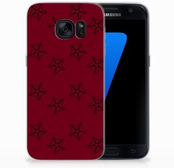 B2Ctelecom Samsung Galaxy S7 TPU Siliconen Hoesje Sterren