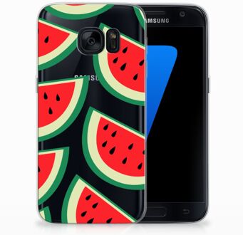 B2Ctelecom Samsung Galaxy S7 TPU Siliconen Hoesje Watermelons