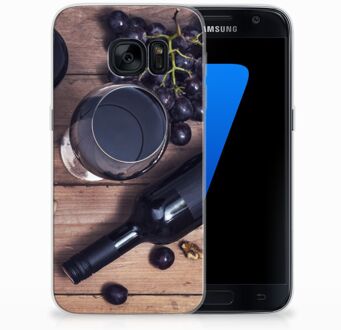 B2Ctelecom Samsung Galaxy S7 TPU Siliconen Hoesje Wijn