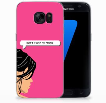 B2Ctelecom Samsung Galaxy S7 TPU Siliconen Hoesje Woman DTMP