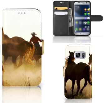 B2Ctelecom Samsung Galaxy S7 uniek ontwerpen hoesje Cowboy