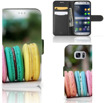 B2Ctelecom Samsung Galaxy S7 uniek ontworpen hoesje Macarons