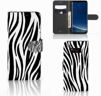 B2Ctelecom Samsung Galaxy S8 Bookcover Design Zebra