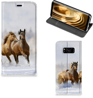 B2Ctelecom Samsung Galaxy S8 Flip cover Paarden