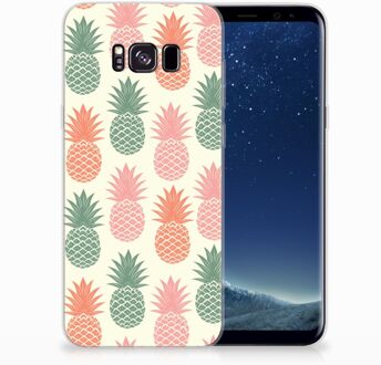 B2Ctelecom Samsung Galaxy S8 Plus TPU siliconen Hoesje Ananas