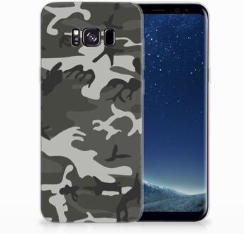 B2Ctelecom Samsung Galaxy S8 Plus TPU siliconen Hoesje Army Light