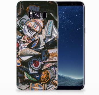 B2Ctelecom Samsung Galaxy S8 Plus TPU siliconen Hoesje Badges