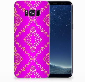 B2Ctelecom Samsung Galaxy S8 Plus TPU siliconen Hoesje Barok Roze