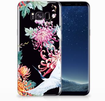 B2Ctelecom Samsung Galaxy S8 Plus TPU siliconen Hoesje Bird Flowers