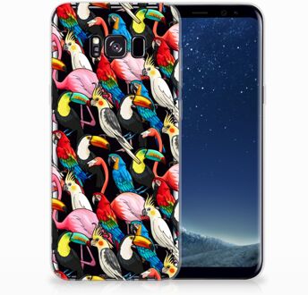 B2Ctelecom Samsung Galaxy S8 Plus TPU siliconen Hoesje Birds