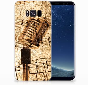 B2Ctelecom Samsung Galaxy S8 Plus TPU siliconen Hoesje Bladmuziek