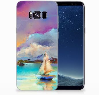 B2Ctelecom Samsung Galaxy S8 Plus TPU siliconen Hoesje Boat