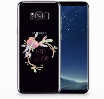 B2Ctelecom Samsung Galaxy S8 Plus TPU siliconen Hoesje Boho Text