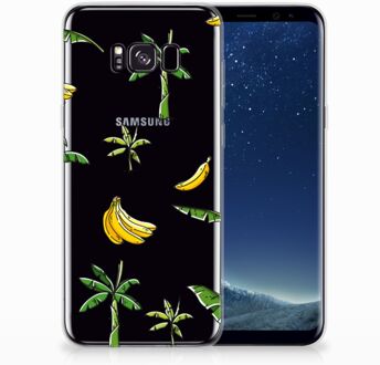 B2Ctelecom Samsung Galaxy S8 Plus TPU siliconen Hoesje Design Banana Tree